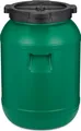 Garronda 30L Plastikfass Lebensmittelfass aus HDPE-Kunststoff Regentonne für Garten GD-0078, Grün