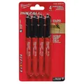 Milwaukee INKZALL Marker schwarz 4er-Set