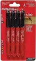 Milwaukee Accessoires inkzall markers | zwart | 4 stuks- 49324805