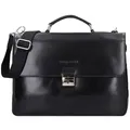 bugatti Romano Messenger Leder 40 cm Laptopfach  schwarz