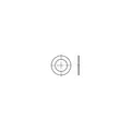 DIN 988 Passscheibe Stahl 45x55x2mm 100 Stk