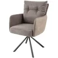 riess-ambiente Stuhl, Taupe, Metall, 58x90x68 cm, Esszimmer, Stühle, Esszimmerstühle, Vierfußstühle