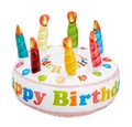 Aufblasbare Torte "Happy Birthday", 26cm D