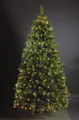 Coen Bakker 80 LED Trapez Kegel Warmweiß Netz für Weihnachtsbaum 90-130cm Lichternetz
