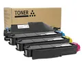 OBV Kompatibel 4X Toner für Utax P-C3060 MFP P-C3061DN P-C3065 MFP Triumph-Adler P-C3060 MFP P-C3061 DNP-C3065 MFP schwarz Cyan Magenta gelb Schwarz 7000 farbig je 5000 Seiten