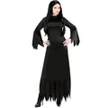 Carnival Party Kostümkleid "MORTISIA" in Schwarz - XL