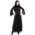W WIDMANN MILANO Party Fashion - Kostüm Mortisia, Kleid, Hexe, Böse Fee, Faschingskostüme, Halloween