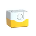 Schneider Electric Harmony XALK Steuerstation Leergehäuse, 1 x Ø 22mm, 68 x 68 x 53mm, Gelb, Kunststoff