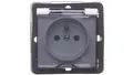 Ospel GPH-1YZP/m/00/d Schutzkontakt-Steckdose, IP44 16 A, 71 mm, 44 mm, 71 mm, Weiß