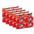 AGFA Photo 601020 LeBox Flash, Einwegkamera, 27 Fotos, optisches Objektiv 31 mm, Grau und Rot, 20er