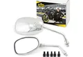Area1 Motorradspiegel Motorradspiegel Set (E-geprüft, inkl. 5 Adapter)