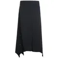Vishes A-Linien-Rock Damen A-Linie Rock Baumwolle Vintage, Retro breiter Bund mit Kordel-Zu Alternative Bekleidung, Ethno, Hippie, Retro Style schwarz 44