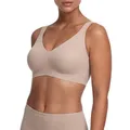creamy fabrics Comfort Minimizer BH – Damen BH ohne Bügel – Bequemer Leichter bügelloser Push-Up BH – Nahtloser Soft-BH mit herausnehmbaren Cups – Entlastet Schulter & Rücken – Normale & Große Größen