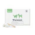 felmo Wurmtest-Kit für Hunde & Katzen - Test für zuhause mit Laboranalyse auf Haken-, Peitschen- & Spulwürmer sowie Giardien, Ergebnis in 2-3 Werktagen