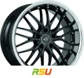 Barracuda Voltec T6 higloss black inox lip 8x19" ET38 LK5 120 ML 72.6 Alufelg...