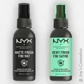 2 NYX Make-Up Fixierspray - Matt + Frisches Aussehen Set Zoll MSS01 & Mss02