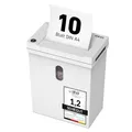 IDEAL Shredcat 8100 CC Aktenvernichter P4, 10–12 Blatt (80-70 g/m²), leise, 20L, Partikelschnitt 5×30 mm, Auto Start/Stopp, DSGVO-konform, Home Office & Büro Schredder