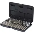 "KS TOOLS 1/4\"+3/8\"+1/2\" Torx-Steckschlüssel- und Bit-Satz, 57-tlg"