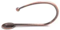 DécoProfi Raffhalter für Vorhänge/Gardinen Antik Kupfer Metall I Hochwertiger Vorhanghalter/Gardinenhalter für die Wand I Dekorativer Schraubhaken für Gardinen I 1 Stück