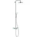 Grohe Euphoria Duschsystem 26510000 Aufputz-Wannen-Thermostat, Duscharm 450mm, chrom