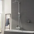 GROHE Euphoria SmartControl  Duschsystem 260 Mono mit Thermostat-Wannenbatterie 26510000, Badarmaturen, chrom