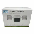 Blink Outdoor + Floodlight kabellose Flutlicht-Halterung und HD Kamera Weiß Neu