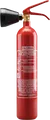 GLORIA KS2ST - Feuerlöscher, Kohlendioxid, 2 kg