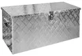 trucky Truckbox, Deichselbox Aluminium, Anhängerbox 15 Größen, Werkzeugkiste mit Schloss und Schlüssel, stabil und wasserdicht, Boxentyp:D120 (89 x 36 x 42 cm)