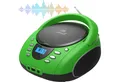 Cyberlux CL-700 tragbarer CD-Player (CD, Kinder CD Player tragbar, Boombox, Musikbox, FM Radio mit MP3 USB)