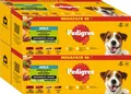 PEDIGREE 80 x 100g Hundefutter Nass Fleisch und Geflügel Mix mit Gemüse in Sauce