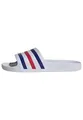 adidas Unisex Adilette Aqua Slides, ftwr white/pure ruby/semi lucid blue, 37 EU