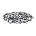 BEKATEQ Farbchips in Schwarz-Weiss 500g, Dekochips, Farbflocken für Epoxidharz Bodenbeschichtung, 1K & 2K PU Bodenfarbe, Alkydharz Betonfarben - Garagenböden, Keller, Wohnraum, Werkstatt BK-130