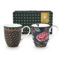 Pip Studio Porzellan Tassen 2-er Set  Berry Blues 450ml