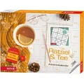 ROTH Rätsel + Tee-Adventskalender 2023 gefüllt mit hochwertigem Tee und Rätselbuch,Teebeutel-Kalender für die Vorweihnachtszeit - Bunt