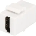 Digitus HDMI 2.0 Keystone Modul (Buchse/Buchse), Anschlussmodul, weiß