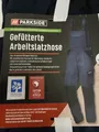 Parkside gefütterte Herren Arbeitslatzhose Arbeitshose Warm dunkel Blau  52