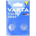 Varta Batterie Silver Oxide, Knopfzelle, 364, SR60, 1.55V Electronics, Retail Blister (2-Pack)