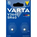 Varta Batterie Silver Oxide, Knopfzelle, 364, SR60, 1.55V (2 Stk., SR60, 20 mAh) (00364101402)