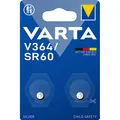 Varta Electronics SilverOxide-Knopfzelle V364/SR60, 17 mAh, 1,55 V, 2er-Set