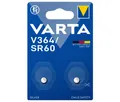 10 Varta Watch V 364 / SR60 Silver Oxide Uhrenbatterien im 2er Blister