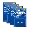 4x 2er Blister Varta Knopfzelle Silver Oxide V364 SR60 1,55 V Batterien 364