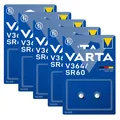 5x 2er Blister Varta Knopfzelle Silver Oxide V364 SR60 1,55 V Batterien 364