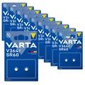 10x 2er Blister Varta Knopfzelle Silver Oxide V364 SR60 1,55 V Batterien 364
