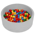 Selonis Bällebad Bällepool Für Baby Kinder 90X30cm/200 Bälle Rund