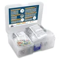 1390 Stück Elektronisches Komponenten Kit, mit LEDDioden, Metallschichtwiders...