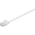 Patchkabel RJ45 Stecker > RJ45 Stecker CAT.6 U/UTP weiß, 1,5 Meter, Flachkabel