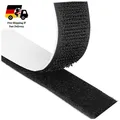 Klettband Selbstklebend 8 Meter Extra Stark Doppelseitig 20mm Breit Schwarz