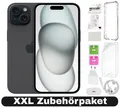 Apple iPhone 15 - 128GB - Schwarz Spacegrau - XXL Set - Zustand: GUT