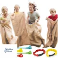 Ostern Spiel Set 4 Spieler Rasen Spiele Eier Löffel Rennen Elastische Band