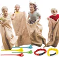 Ostern Spiel Set 4 Spieler Rasen Spiele Eier Löffel Rennen